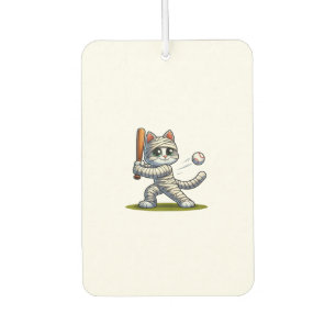 Mummy Cat Baseball Pumpkin Halloween. Tank Top Air Freshener