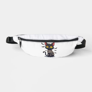 Mummy Cat Kitten Halloween Fanny Pack