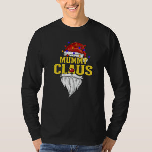 Mummy Claus Christmas Pajama Family Matching T-Shirt