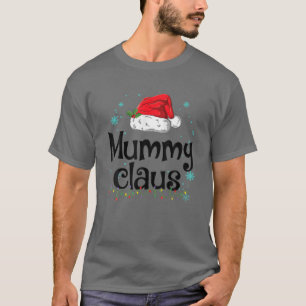 Mummy Claus Christmas Pajama Family Matching Xmas T-Shirt