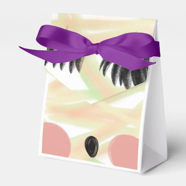 Mummy Doddle Halloween Party  Favor Box (Front Side)