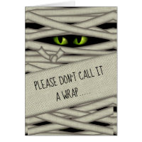 Mummy Eyes Halloween Call it a Wrap Green ID685