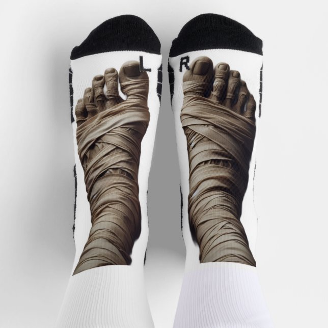 Mummy Feet Socks — Funny  (Top)