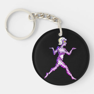 Mummy Girl Macabre Mistress of Mystery Keychain