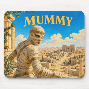 Mummy, Gothic Fantasy Monster Mouse Pad