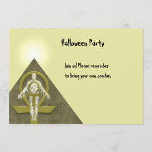 Mummy - Halloween Party Invitation