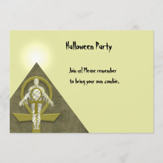 Mummy - Halloween Party Invitation