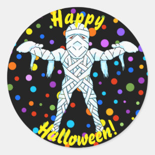 Mummy Halloween Stickers