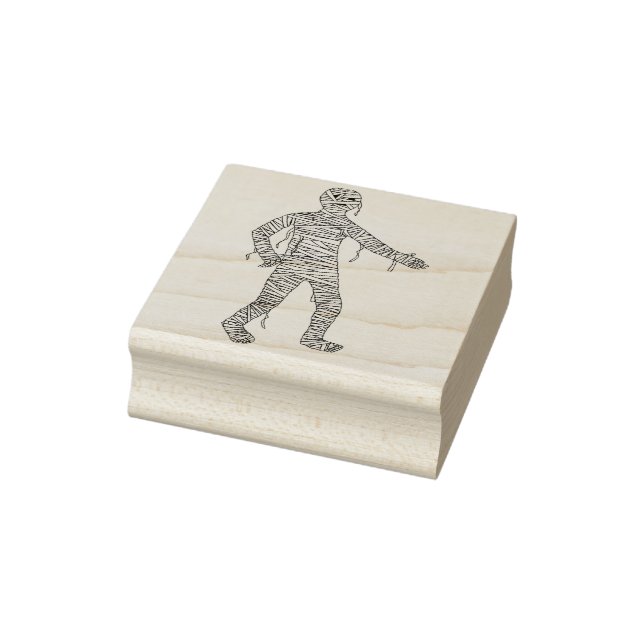Mummy illustration art stamp (Stamp)