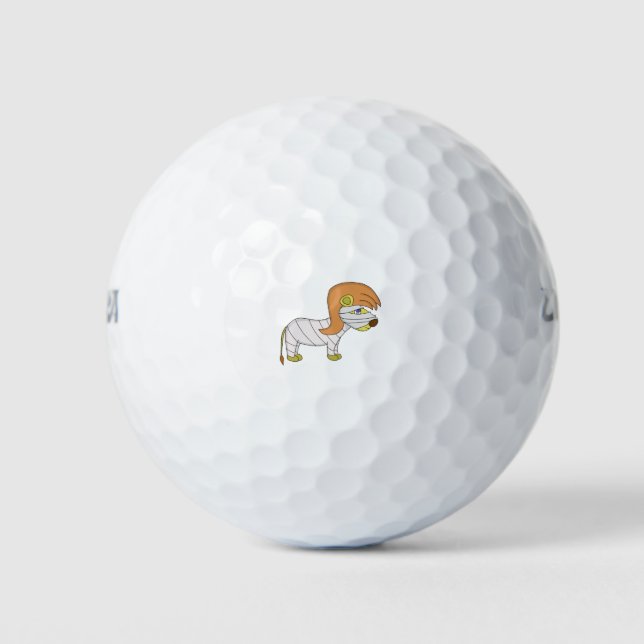 Mummy Lion Golf Balls (Front)