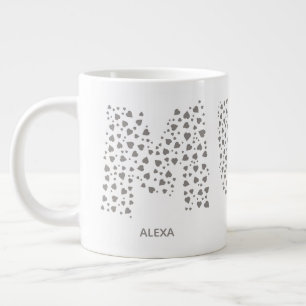 Mummy Modern Kids name  Mum  Large Coffee Mug