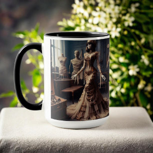 Mummy Queen Steampunk Vintage Victorian  Mug