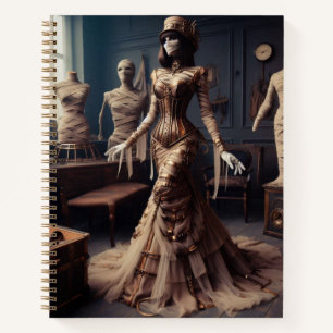 Mummy Queen Steampunk Vintage Victorian  Notebook