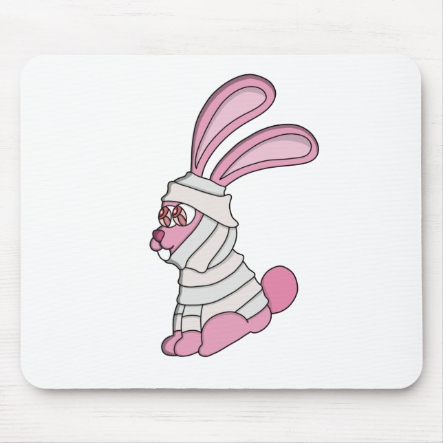Mummy Rabbit Mouse Pad (Front)
