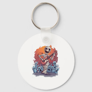 Mummy Rock Star Keychain