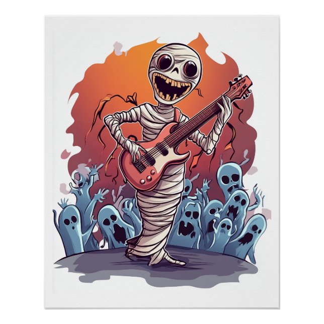 Mummy Rock Star Poster (Front)