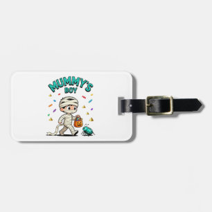 🎃 Mummy’s Boy Halloween Fun Luggage Tag