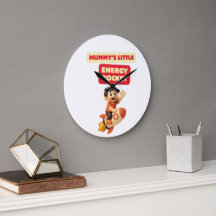 Mummy’s Little Energy Rocket Kids Wall Clock