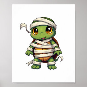 Mummy Turtle Poster