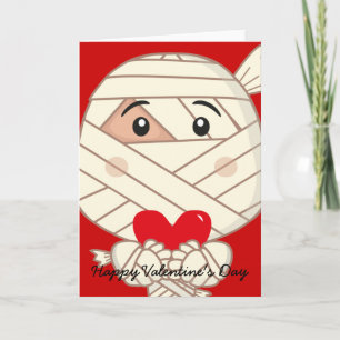 Mummy valentine Card