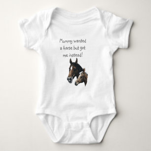mummy wanted a horse... baby creeper