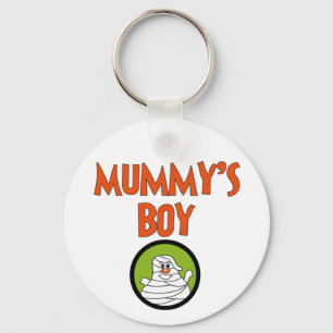 Mummy's Boy Halloween Tshirts and Gifts Keychain