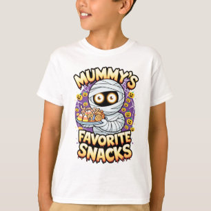 Mummy's Favourite Snacks Funny Halloween quote T-Shirt