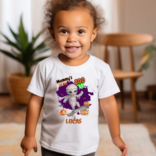 Mummy's LIttle Boo Skateboard Pumpkin T-Shirt