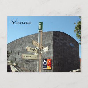 mumok vienna sign postcard