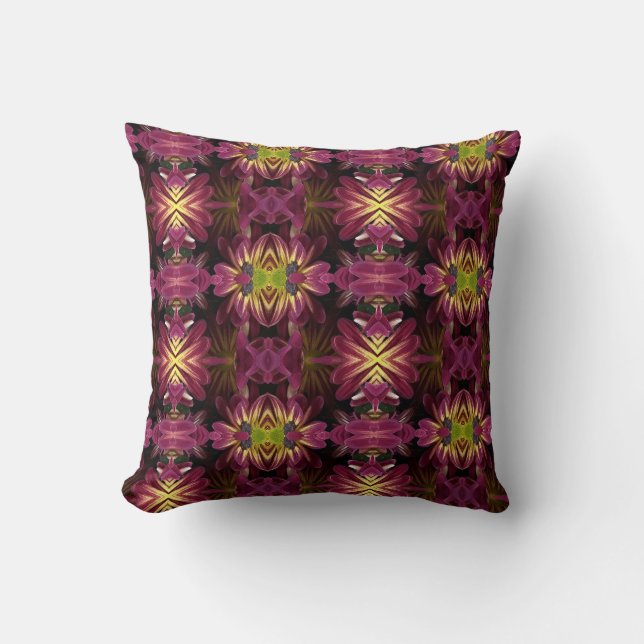 Mums abstract pillow (Front)