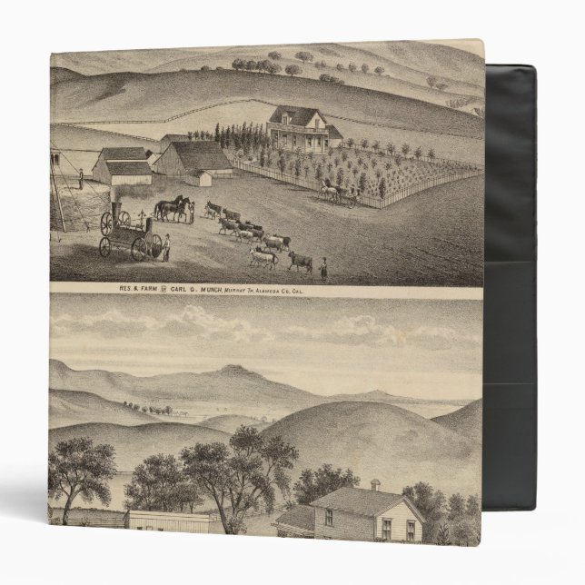 Munch, Stanley residences, farms Binder (Front/Inside)
