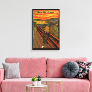Munch - The Ice Scream Canvas Print
