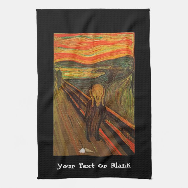 Munch - The Ice Scream Kitchen Towel (Vertical)