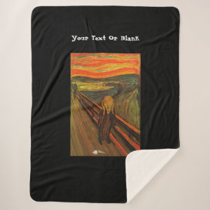 Munch - The Ice Scream Sherpa Blanket