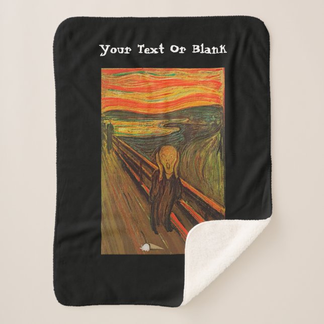 Munch - The Ice Scream Sherpa Blanket (Front)