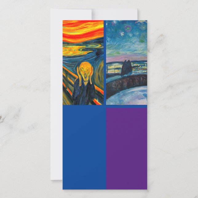 Munch, The Scream, Art Bookmark Card (Front)