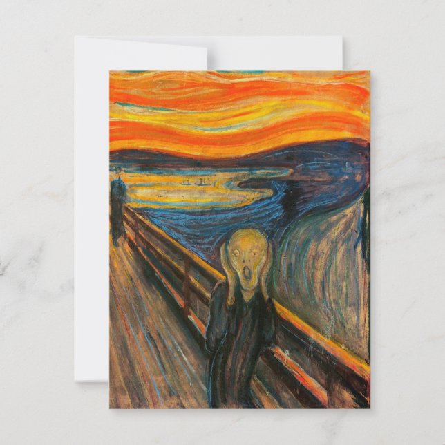 Munch The Scream Invitations (Front)