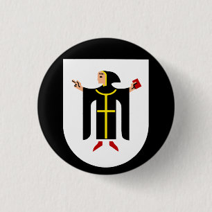 München Coat of arms 1 Inch Round Button