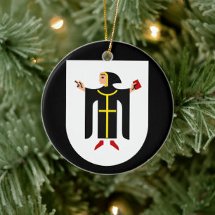 München Coat of arms Ceramic Ornament