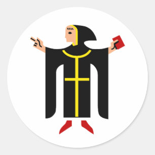 München Coat of arms Classic Round Sticker
