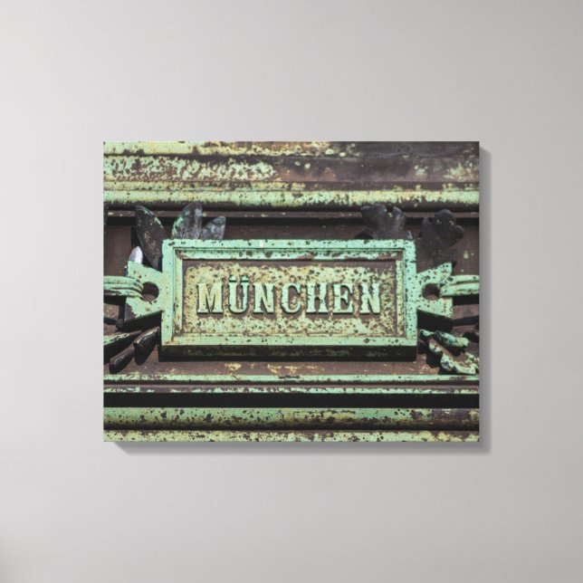 München ist ein Lebensgefühl! Canvas Print (Front)