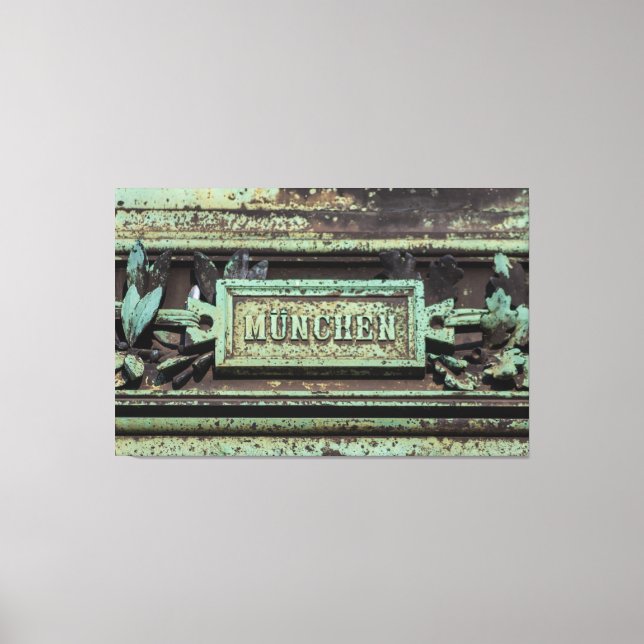 München ist ein Lebensgefühl! Canvas Print (Front)