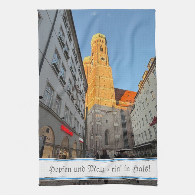 München  kitchen towel (Vertical)