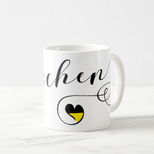 München Munich Heart Mug, Bavaria Coffee Mug