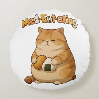 Munching Round Pillow