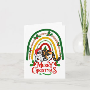 Munchkin Cat Merry Christmas Card