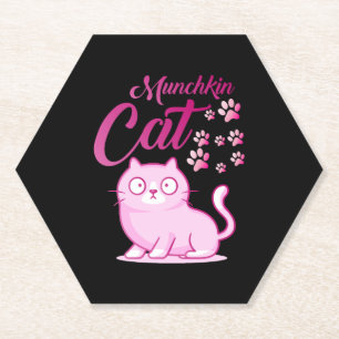 Munchkin Cat       Paper Coaster