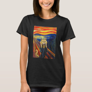 Munch's The Scream Painting Cat T-Shirt