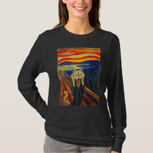 Munch's The Scream  Painting Cat T-Shirt