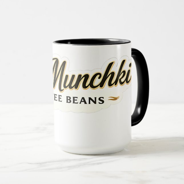 Munchy coffee beans premium two mug (Front Right)